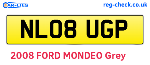 NL08UGP are the vehicle registration plates.