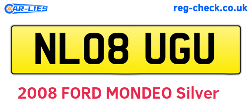 NL08UGU are the vehicle registration plates.
