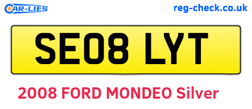 SE08LYT are the vehicle registration plates.