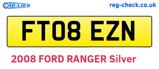 FT08EZN are the vehicle registration plates.