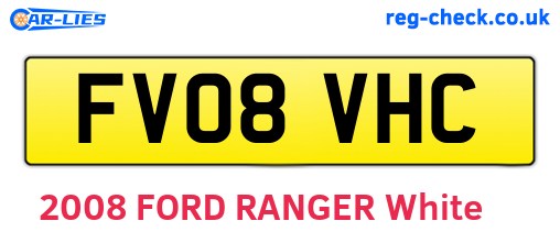 FV08VHC are the vehicle registration plates.