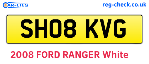 SH08KVG are the vehicle registration plates.