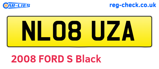 NL08UZA are the vehicle registration plates.