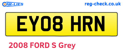 EY08HRN are the vehicle registration plates.