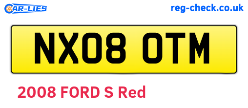NX08OTM are the vehicle registration plates.