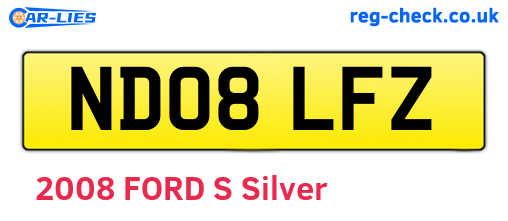 ND08LFZ are the vehicle registration plates.