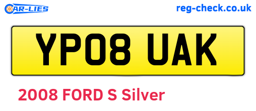 YP08UAK are the vehicle registration plates.