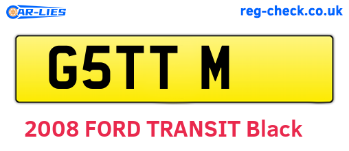 G5TTM are the vehicle registration plates.