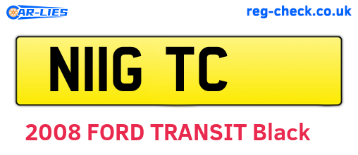 N11GTC are the vehicle registration plates.