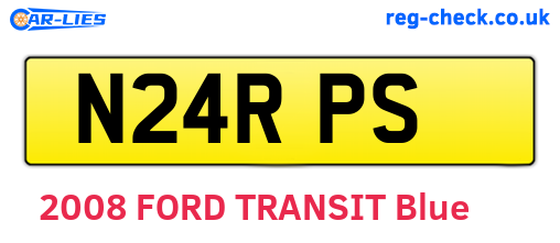 N24RPS are the vehicle registration plates.