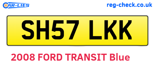 SH57LKK are the vehicle registration plates.