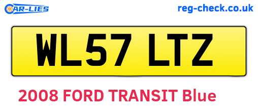 WL57LTZ are the vehicle registration plates.