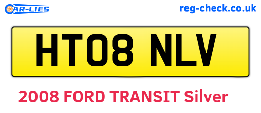HT08NLV are the vehicle registration plates.
