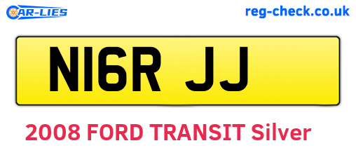 N16RJJ are the vehicle registration plates.