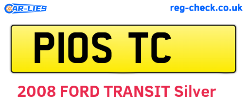 P10STC are the vehicle registration plates.