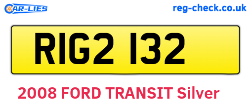 RIG2132 are the vehicle registration plates.