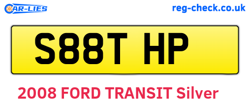S88THP are the vehicle registration plates.