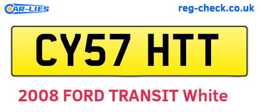 CY57HTT are the vehicle registration plates.