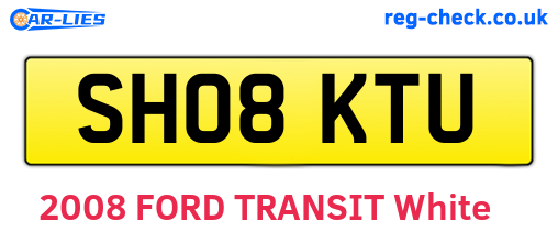 SH08KTU are the vehicle registration plates.
