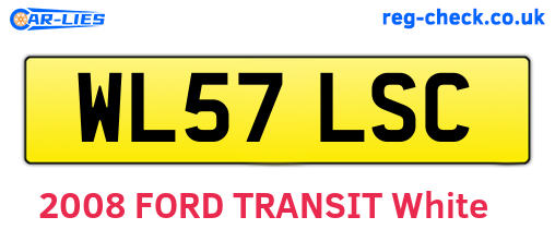 WL57LSC are the vehicle registration plates.