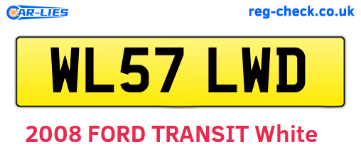 WL57LWD are the vehicle registration plates.