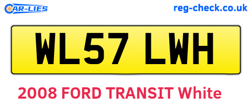 WL57LWH are the vehicle registration plates.