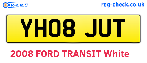 YH08JUT are the vehicle registration plates.
