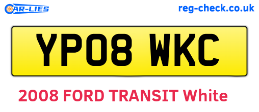 YP08WKC are the vehicle registration plates.