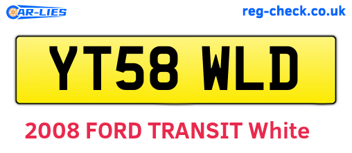YT58WLD are the vehicle registration plates.