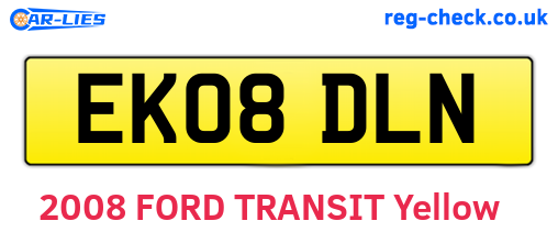 EK08DLN are the vehicle registration plates.