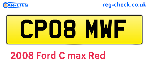 Red 2008 Ford C-max (CP08MWF)
