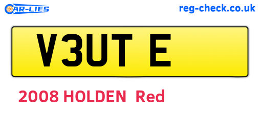 V3UTE are the vehicle registration plates.