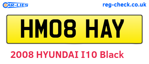 HM08HAY are the vehicle registration plates.