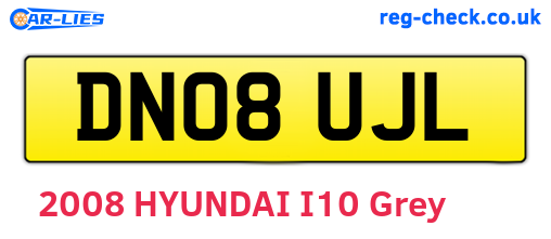 DN08UJL are the vehicle registration plates.