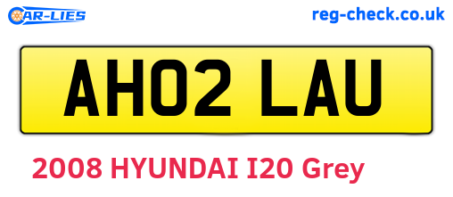 AH02LAU are the vehicle registration plates.
