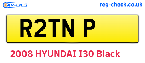 R2TNP are the vehicle registration plates.