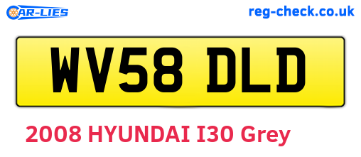 WV58DLD are the vehicle registration plates.
