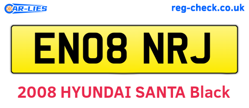 EN08NRJ are the vehicle registration plates.