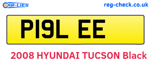 P19LEE are the vehicle registration plates.