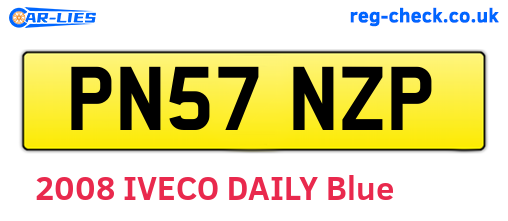 PN57NZP are the vehicle registration plates.