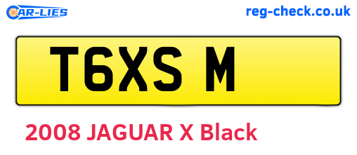 T6XSM are the vehicle registration plates.