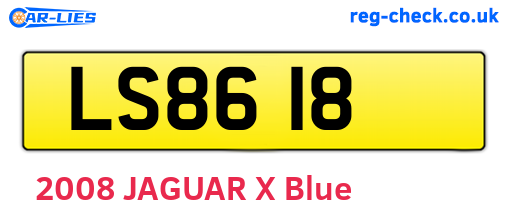 LS8618 are the vehicle registration plates.