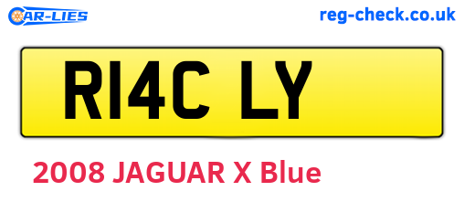 R14CLY are the vehicle registration plates.