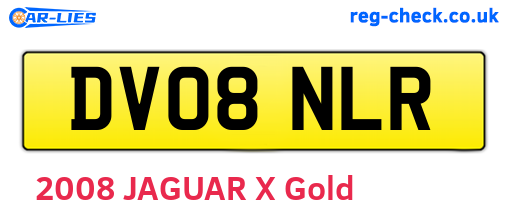 DV08NLR are the vehicle registration plates.