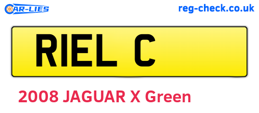 R1ELC are the vehicle registration plates.