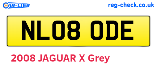 NL08ODE are the vehicle registration plates.