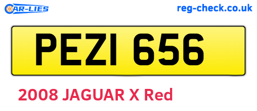 PEZ1656 are the vehicle registration plates.