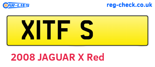 X1TFS are the vehicle registration plates.
