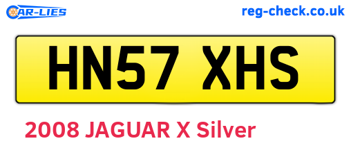 HN57XHS are the vehicle registration plates.