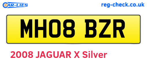 MH08BZR are the vehicle registration plates.